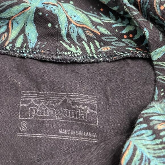 Patagonia Women's Amber Dawn Dress - IFNN Blue Green Size S - Picture 9 of 9